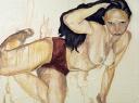 Woman with Pink Thigh